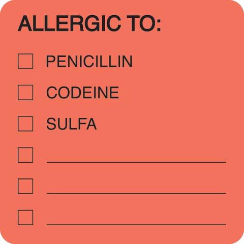 Allergic To: