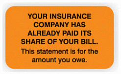Communication Label Fl Org/Bk Your Insurance Company