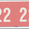 Smead 2022 mini year code label