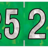 2025 Green Holographic Year code label roll Traco exclusive