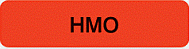 Communication Label Fl Red/Bk HMO