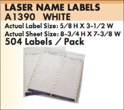 A1390 Laser Name Labels